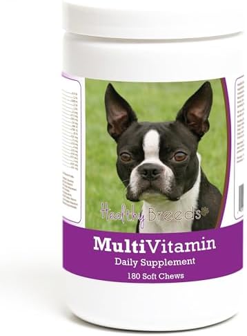 Healthy Breeds Boston Terrier Multivitamin Soft Chew for Dogs 180 Count