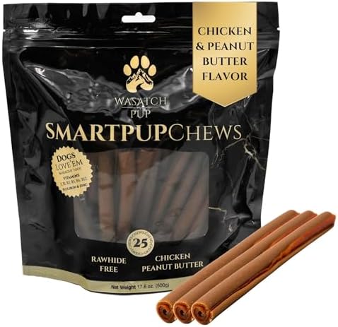 Smartpup Dental Chews for Dogs, All-Natural Healthy Dog Chews for All Breeds