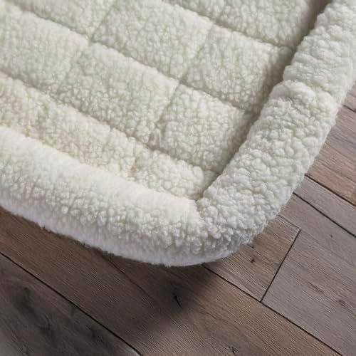 MidWest Homes for Pets Double Door iCrate Starter Kit, 24-inch Dog Crate Bundle for Small Breeds, Includes Cage, Pet Bed, 2 Bowls and Privacy Cover