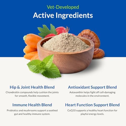 Ultimate Pet Nutrition Nutra Thrive Canine Multivitamin Powder, Pack of 3