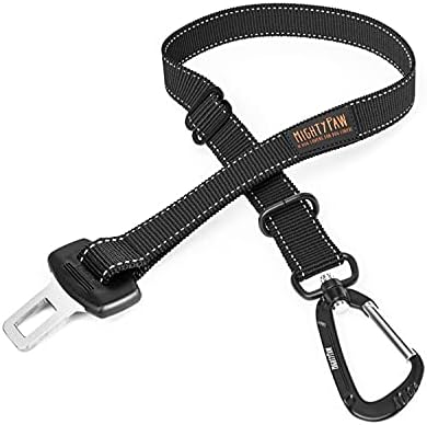 Mighty Paw Dog Seat Belt for Car, Heavy-Duty Aviation Aluminum Carabiner