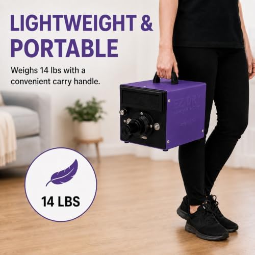 EZ-DRY High Velocity Variable Speed Force Dryer, Dog Grooming Dryer, Preferred by Professional Groomers Worldwide, Light Weight | Preferred by Professional Groomers Worldwide Light Weight
