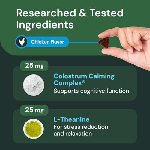 VetriScience Veterinary Strength Calm & Confident, Chicken, 60 Chews