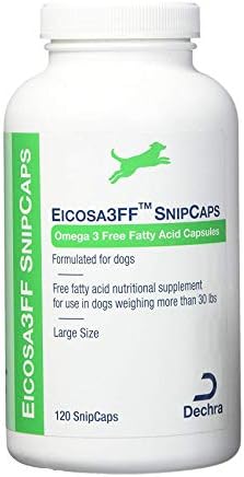 Dechra Eicosa3FF SnipCaps (Large), for Dogs Over 30lbs, 120 Count