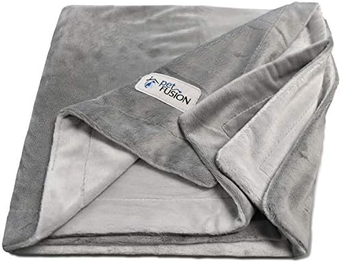 PetFusion Premium Dog and Cat Blanket, Grey or Brown