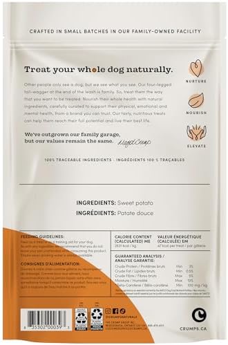 Crumps Naturals Sweet Potato Chews 612g/21.6oz