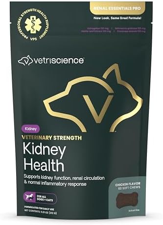 VetriScience Veterinary Strength Kidney Health, Chicken, 60 Chews
