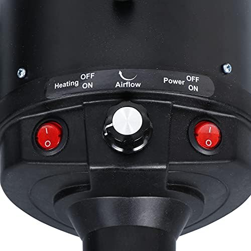 Dog Hair Dryer, 2400W Pet Grooming Dryer High Velocity Professional Blower with 4 Nozzles and 2 Filters, Adjustable Speed and Temperature Dog Hair Dryers, Black