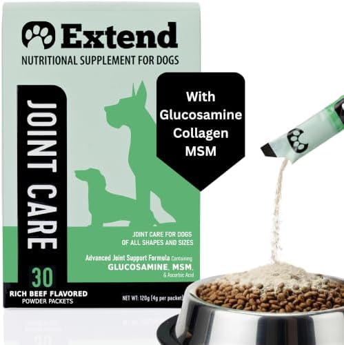 Dog Joint Supplement for Dogs All Ages Breeds & Size, Glucosamine for Dogs