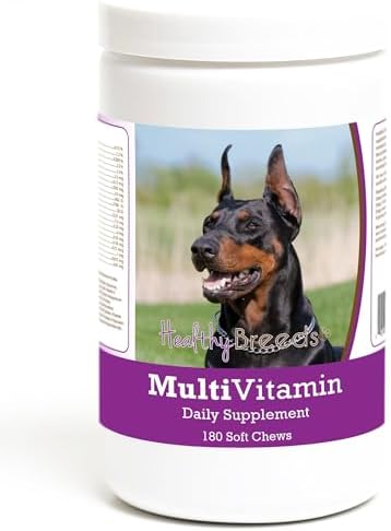 Healthy Breeds Doberman Pinscher Multivitamin Soft Chew for Dogs 180 Count