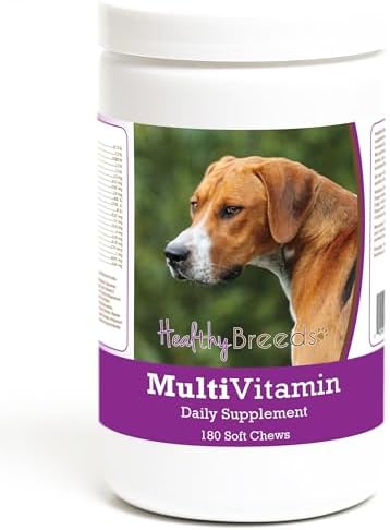 Healthy Breeds English Foxhound Multivitamin Soft Chew for Dogs 180 Count