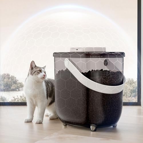 Easy to Use Vacuum Sealed Pet Food Container, Sealed Design, Large Capacity for Cats and Dogs