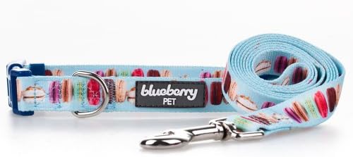 Blueberry Pet Essentials The Ultimate Macaroon Cake Adjustable Dog Collar, Medium, Neck 14.5"-20"