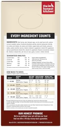 Honest Kitchen Wholemade Whole Grain Beef & Salmon Dehydrated Dog Food - 10 lb Box