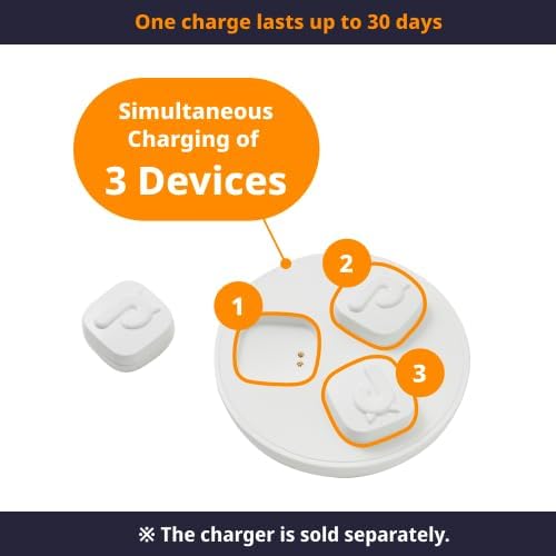 LavvieTAG with 2 Straps Charger & Scanner Set | Smartwatch for Cat ID Tag Light Activity Analysis Heath Care App Integration Monitor Fitness Tracker (Charger&Scanner Included)