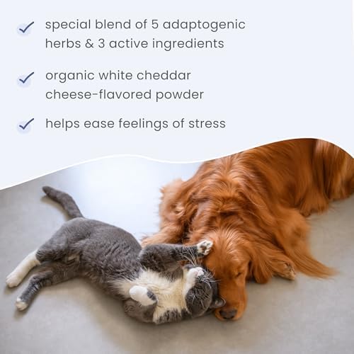 Bark & Whiskers Stress Support, Cheddar Cheese, 1.29 oz (102 Scoops)