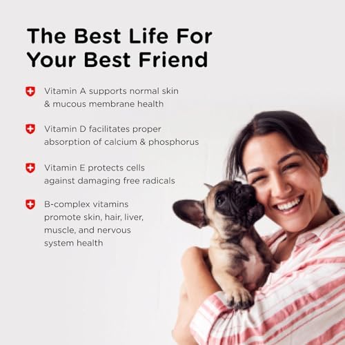 Nutri-Vet Puppy Multivitamin, Daily Dog Vitamin Puppy Health, 60 Chewables | Multivitamin for Dogs, Dog Multivitamins Chewable, Balanced Nutrition, Immune Support, Joint Health, Overall Puppy Health