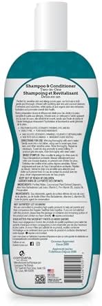 Espree Hypoallergenic Dog Shampoo & Conditioner, Tearless Formula with Aloe Vera, Sulfate-Free, Paraben-Free, Harsh Chemical and Dye-Free, Safe for Sensitive Skin, 20oz (Pack of 2)