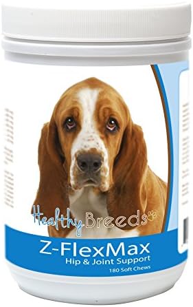 Healthy Breeds Basset Hound Z-Flex Max Dog Hip and Joint Support 180 Count