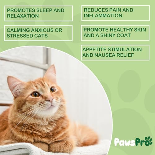 4-Pack Hеmp Oil for Dogs and Cats - Hip and Joint Support - Skin and Coat Health - with Omega 3, 6, 9 and Vitamins - Fast Results