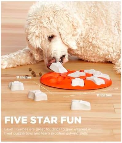 Interactive Dog and Cat Games Treat Hiding Challenge Mental Stimulation with Rewards (11 Inch Smart Game)