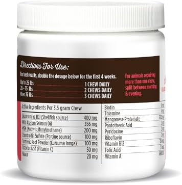 Dr. Joseph's VetPro Complete Multivitamin Dog Supplement, 60 Count (Small Dog 60 Days Supply), 5 in 1 Chew with Vitamins, Enzymes & Nutrients, Hip and Joint Health, Immune System and Allergy Support