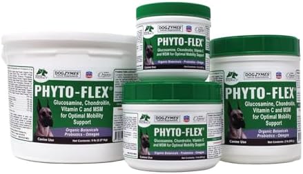 Dogzymes Phyto Flex - Glucosamine, Chondroitin, MSM and Hyaluronic Acid… (1 Pound)