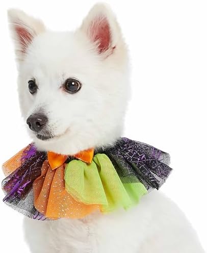 Blueberry Pet Halloween Party Adjustable Breakaway Costume Dog Collar in Cool Tone, X-Small