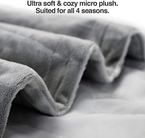 PetFusion Premium Dog and Cat Blanket, Grey or Brown
