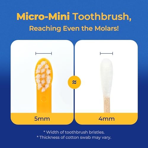 PETHROOM Dog & Cat Dental Kit for Daily Care – Enzymatic Toothpaste & Soft Bristle Toothbrush (Extra Small), Plaque & Tartar Control, EWG Verified, Fresh Breath, Sweet Potato Flavor, 2.1 oz
