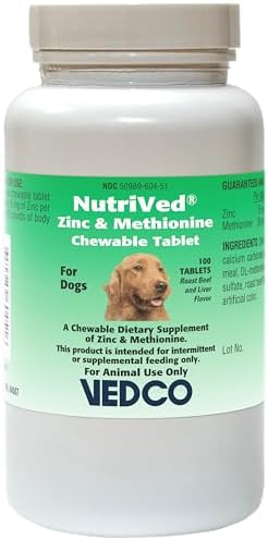 NutriVed Zinpro for Dogs (100 CHEWABLE Tablets)