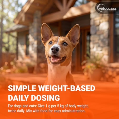 Vetoquinol Epakitin Chitosin-Based Phosphate Binder for Cats & Dogs – Renal Support Supplement Powder - 300g