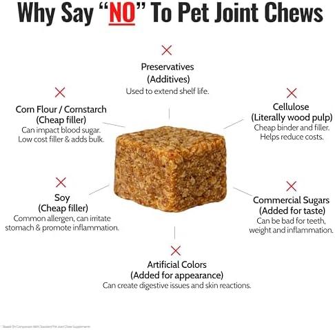 Pure MSM Crystals for Dogs | Organic Sulfur | Joints, Skin, Coat | 2 Pack