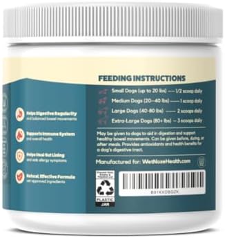 Probiotics for Dogs Digestive Health (Chicken & Bacon) - Dog Probiotic Powder Relieve Diarrhea, Constipation, & More - Dog Calming Treats – Maximum-Strength Dog Digestive Support