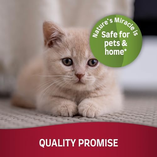 Nature’s Miracle Cat Stain & Odor Remover, Enzymatic Cleaner, 1 gal