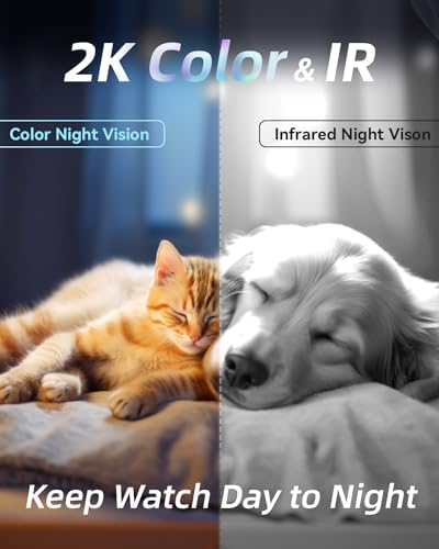 blurams Pet Camera 2K, Dog Camera with Phone App, 360° PTZ Indoor Cameras for Home Security Indoor, Color Night Vision, 2-Way Talk, Motion Detection&Tracking, Cloud&SD