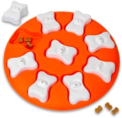 Interactive Dog and Cat Games Treat Hiding Challenge Mental Stimulation with Rewards (11 Inch Smart Game)