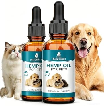 Pet Неmр Oil for Dogs and Cats 2 Packs