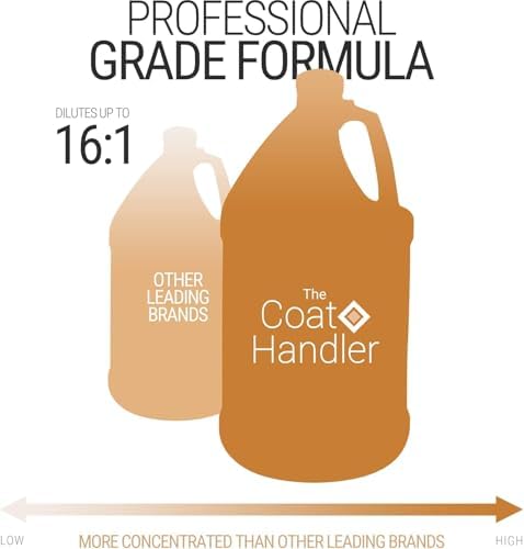 The Coat Handler Deshedding Dog Conditioner, Coconut Milk, 1 Gallon, 16:1