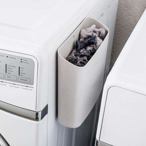Simplation Magnetic Lint Bin for Laundry Room Storage, Lint Holder Bin