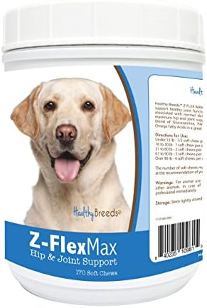 Healthy Breeds Labrador Retriever Z-Flex Max Hip and Joint Soft Chews 170 Count