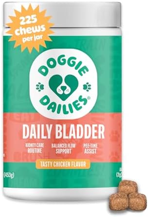 Doggie Dailies Cranberry Soft Chews for Dogs, Chicken, 225 Count