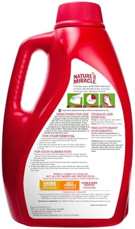 Nature’s Miracle Advanced Cat Stain & Odor Eliminator, Severe Mess, 1 gal