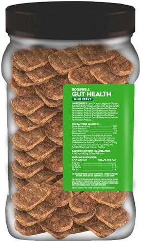 Dogswell Gut Health Lamb Mini Jerky Dog Treats, 16 oz. Jar