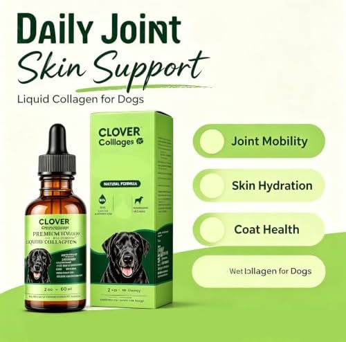 Tryclover Premium Liquid Collagen for Dogs