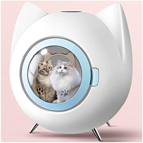 Cat Litter Box Pet Drying Box Home Water Blowing Machine Cats Dogs Dryer Hair Dry Bath(Blue)