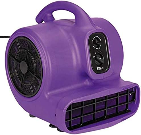 PetEdge Master Equipment Blue Force Air Dryer with Cage – Quiet Pet Fur Dryer Offers 3 Speeds Up to 2,000 CFM, 0.33 HP