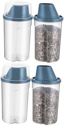 BESPORTBLE 4pcs Pet Food Storage Containers Airtight Cat Food Bucket Pantry Storage Container