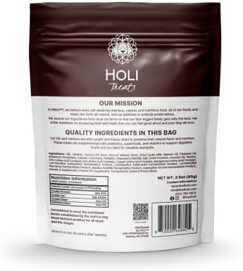 HOLI Freeze-Dried Elk & Venison Dog Treats - 6oz