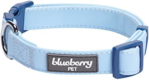 Blueberry Pet Iconic High Street Fashion Adjustable Dog Bandana Collar with Bow Tie, Medium, Neck 14.5"-20"